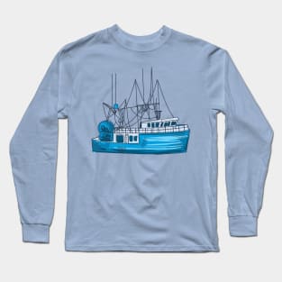 Old Fishing Boat Long Sleeve T-Shirt